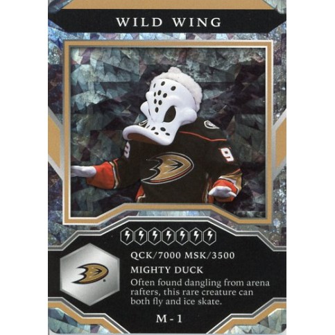 WILD WING insert 21-22 UD MVP Mascot Gaming Sparkle