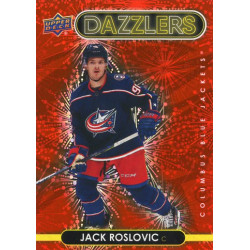 JACK ROSLOVIC insert 21-22 UD Series 2 Dazzlers Red