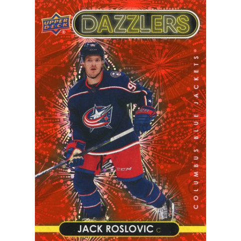 JACK ROSLOVIC insert 21-22 UD Series 2 Dazzlers Red