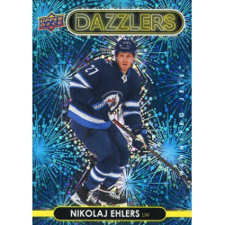 NIKOLAJ EHLERS insert 21-22 UD Series 2 Dazzlers Blue