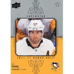 KRIS LETANG insert 21-22 UD Series 2 Honor Roll