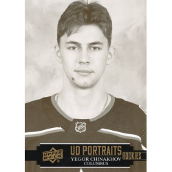 YEGOR CHINAKHOV insert RC 21-22 UD Series 2 Portraits Rookies