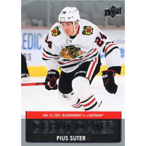 PIUS SUTER insert 21-22 UD Series 1 Debut Dates