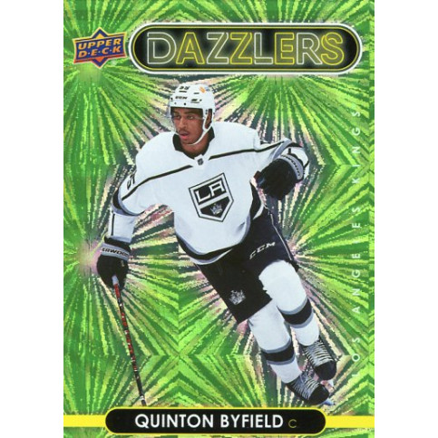 QUINTON BYFIELD insert RC 21-22 UD Series 1 Dazzlers Green