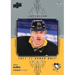 EVGENI MALKIN insert 21-22 UD Series 1 Honor Roll